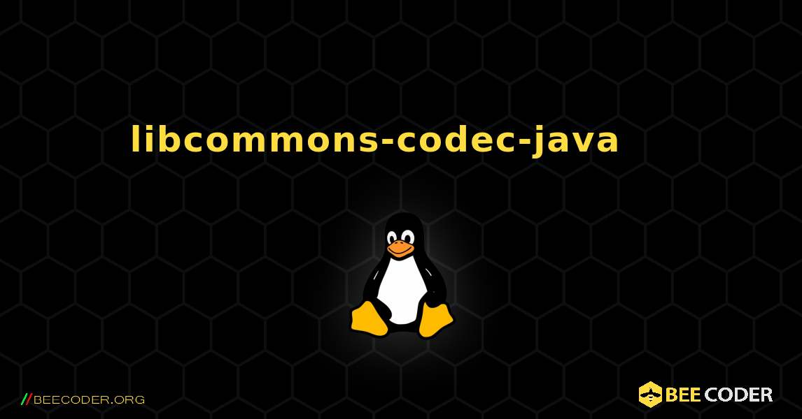 libcommons-codec-java 를 설치하는 방법. Linux
