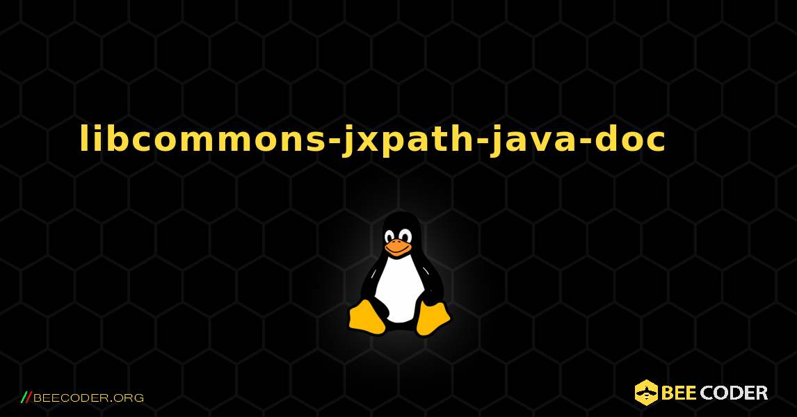 libcommons-jxpath-java-doc 를 설치하는 방법. Linux
