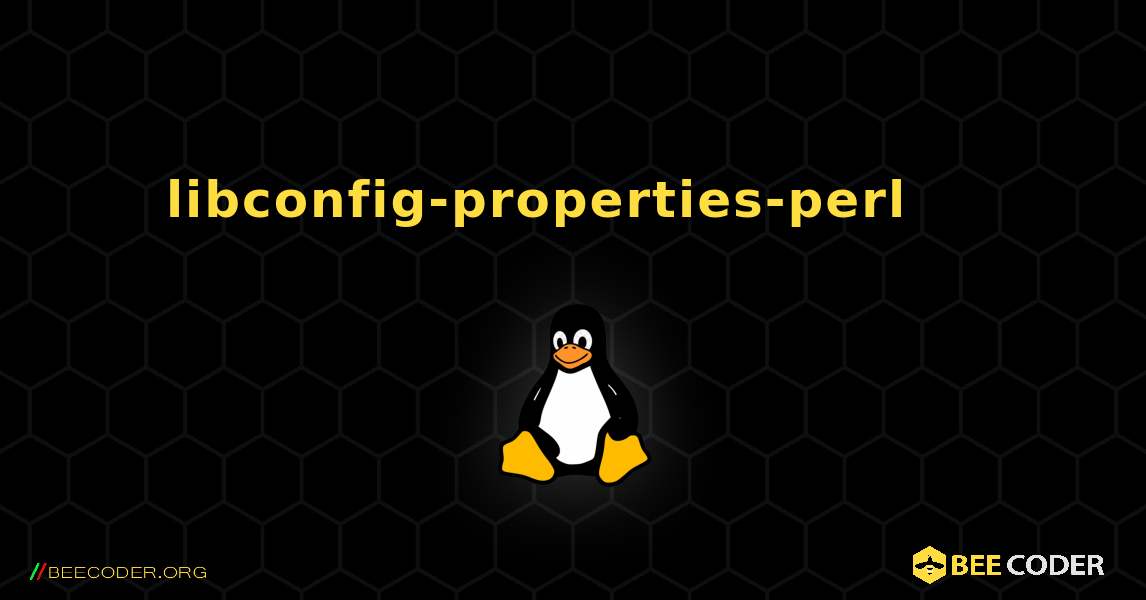 libconfig-properties-perl 를 설치하는 방법. Linux