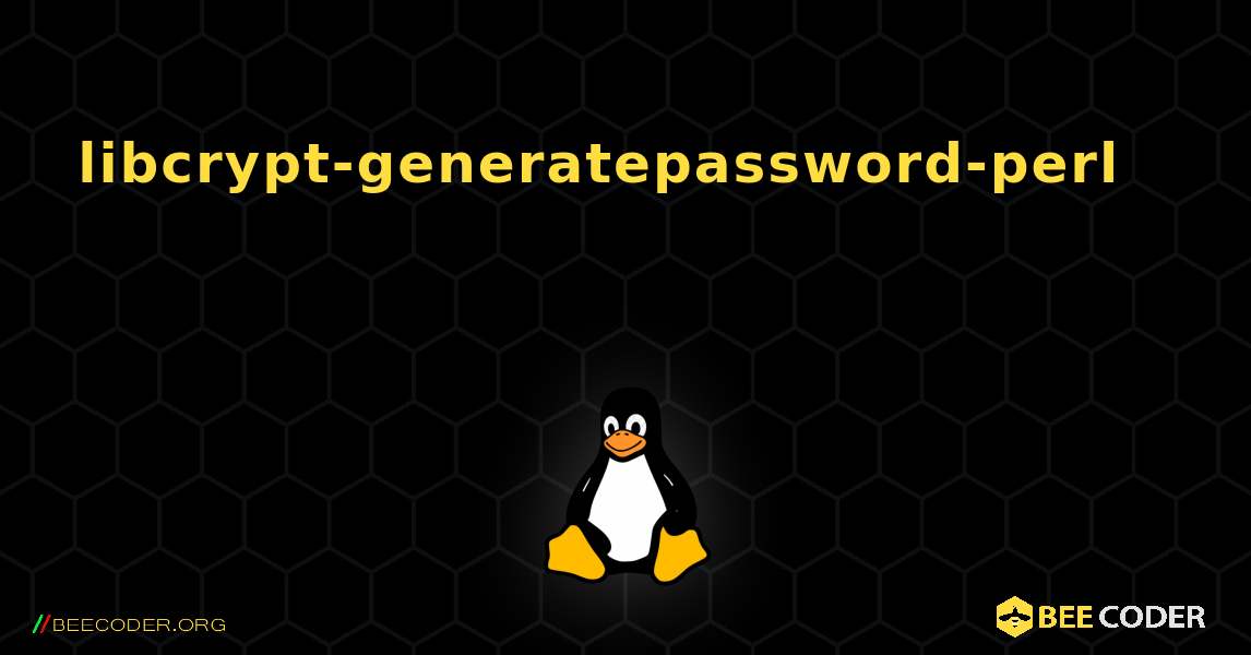 libcrypt-generatepassword-perl 를 설치하는 방법. Linux