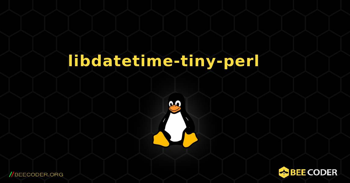 libdatetime-tiny-perl 를 설치하는 방법. Linux