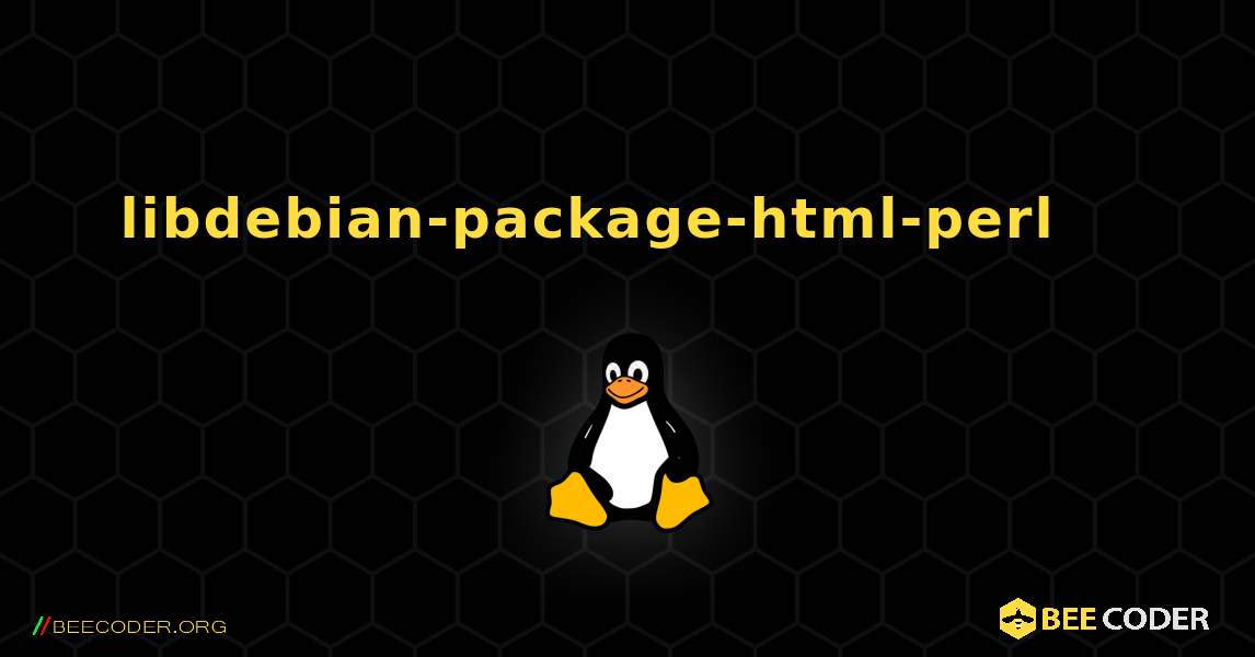libdebian-package-html-perl 를 설치하는 방법. Linux