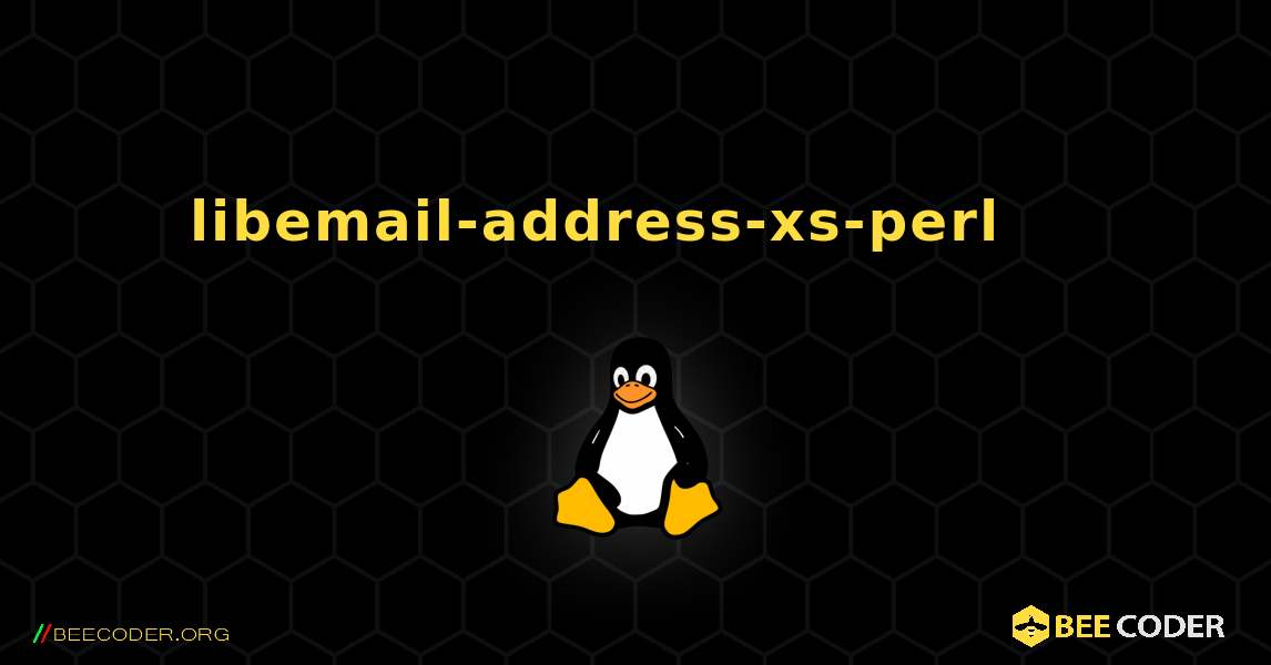 libemail-address-xs-perl 를 설치하는 방법. Linux