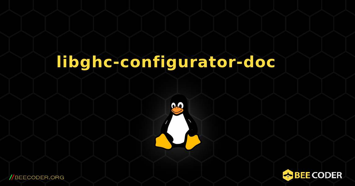 libghc-configurator-doc 를 설치하는 방법. Linux