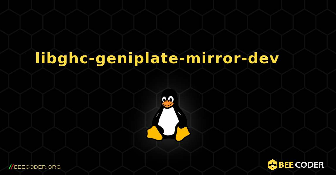 libghc-geniplate-mirror-dev 를 설치하는 방법. Linux