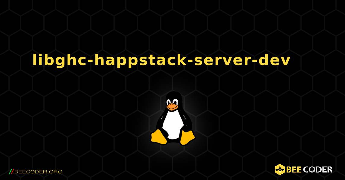 libghc-happstack-server-dev 를 설치하는 방법. Linux