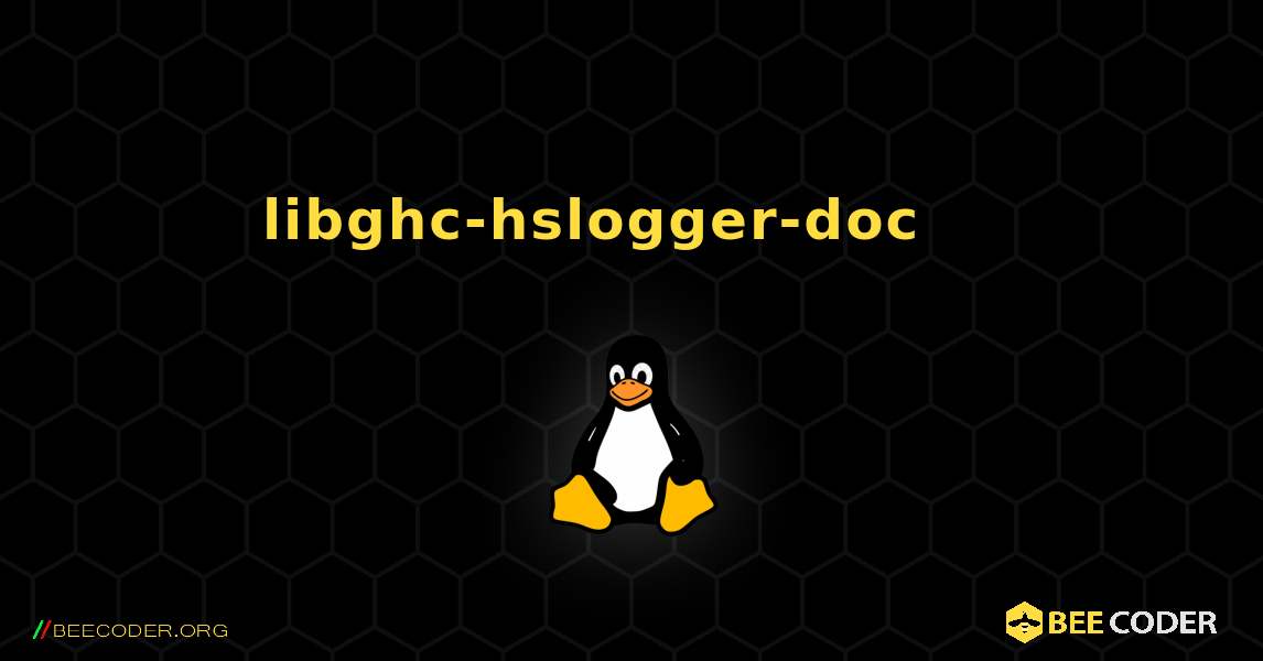 libghc-hslogger-doc 를 설치하는 방법. Linux