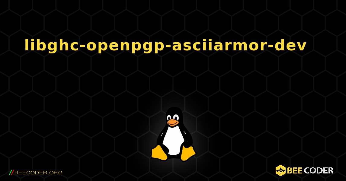 libghc-openpgp-asciiarmor-dev 를 설치하는 방법. Linux