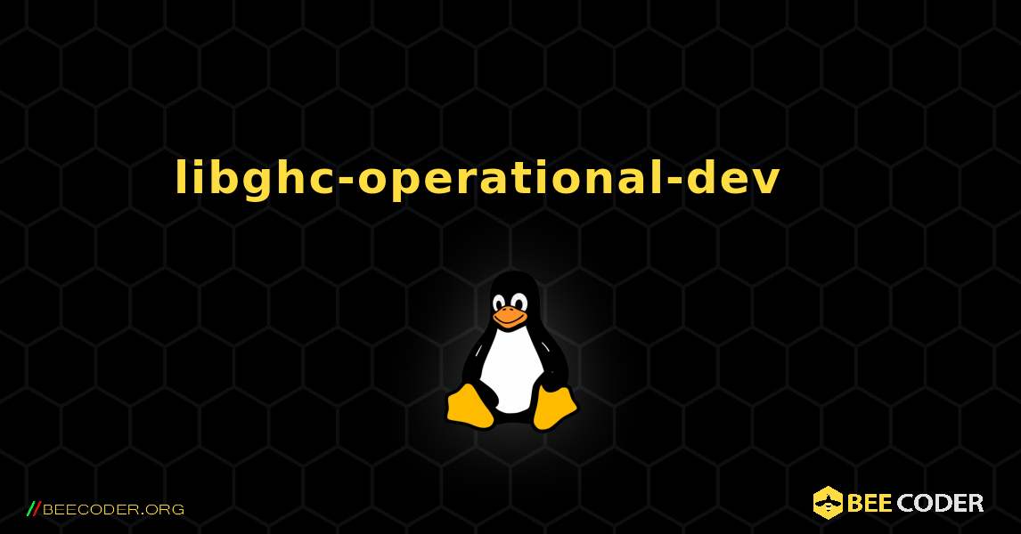 libghc-operational-dev 를 설치하는 방법. Linux