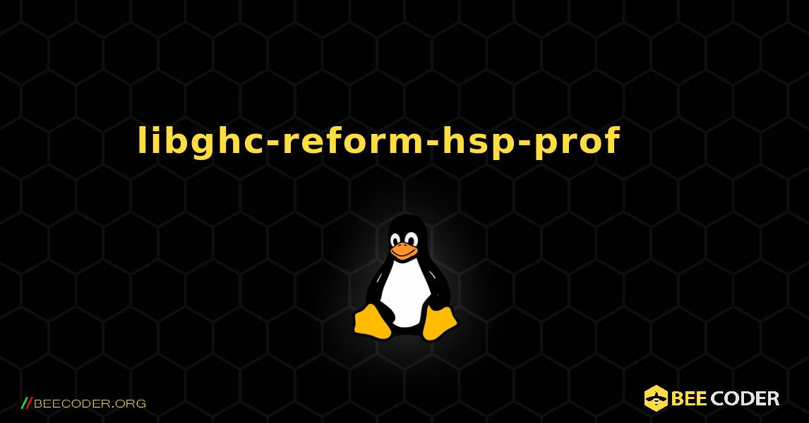 libghc-reform-hsp-prof 를 설치하는 방법. Linux