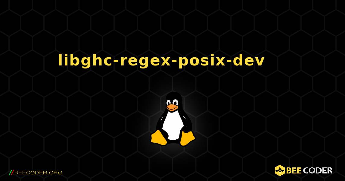 libghc-regex-posix-dev 를 설치하는 방법. Linux