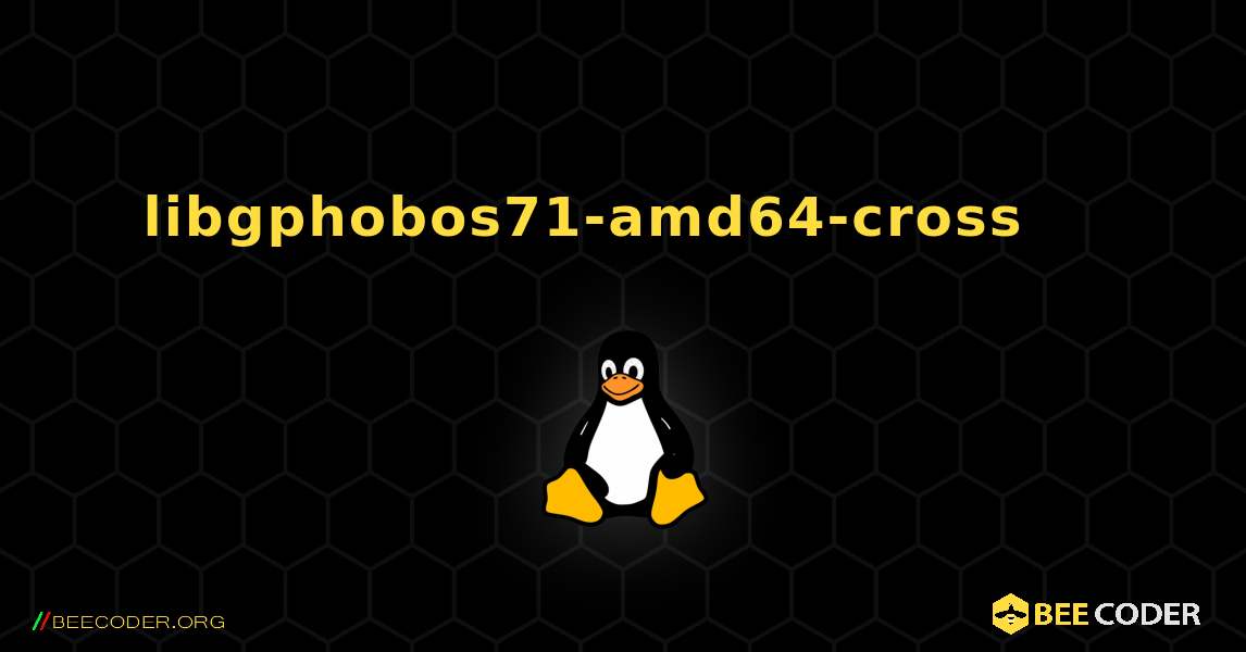 libgphobos71-amd64-cross 를 설치하는 방법. Linux