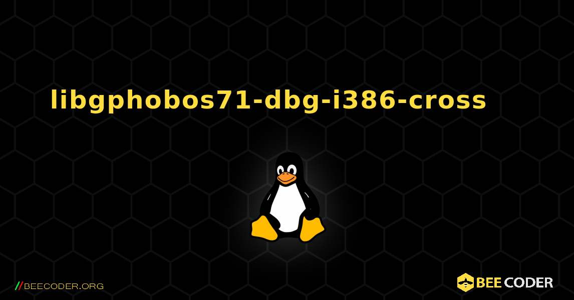 libgphobos71-dbg-i386-cross 를 설치하는 방법. Linux