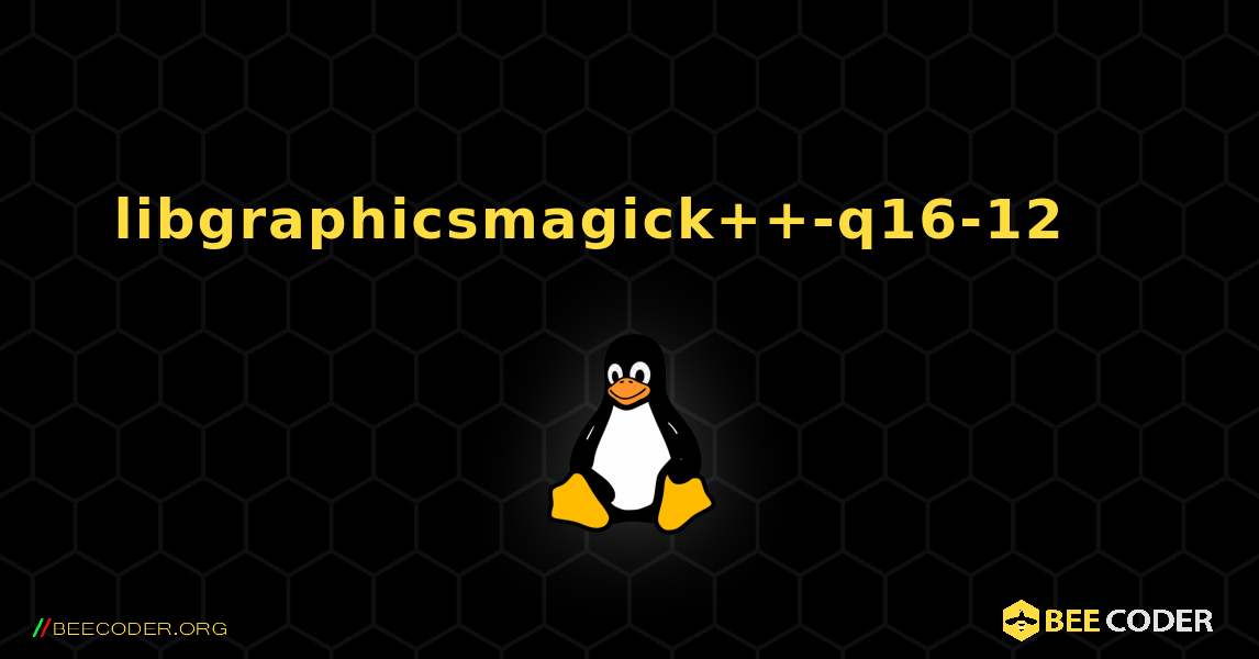 libgraphicsmagick++-q16-12 를 설치하는 방법. Linux