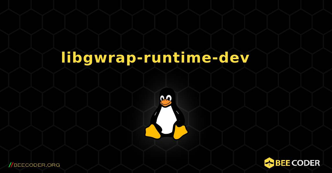 libgwrap-runtime-dev 를 설치하는 방법. Linux