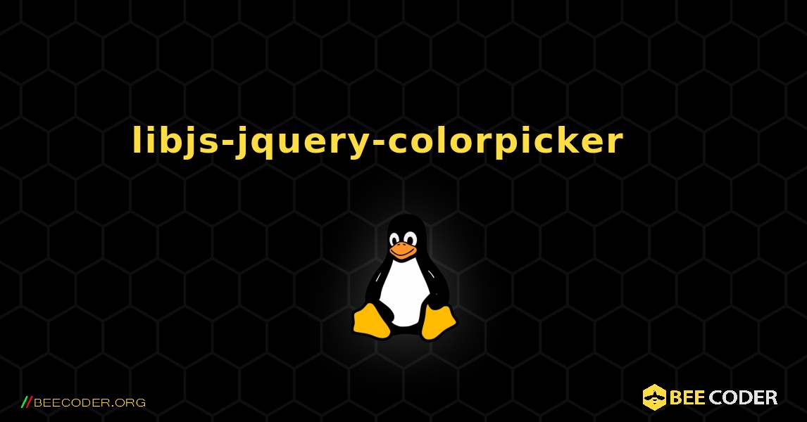 libjs-jquery-colorpicker 를 설치하는 방법. Linux