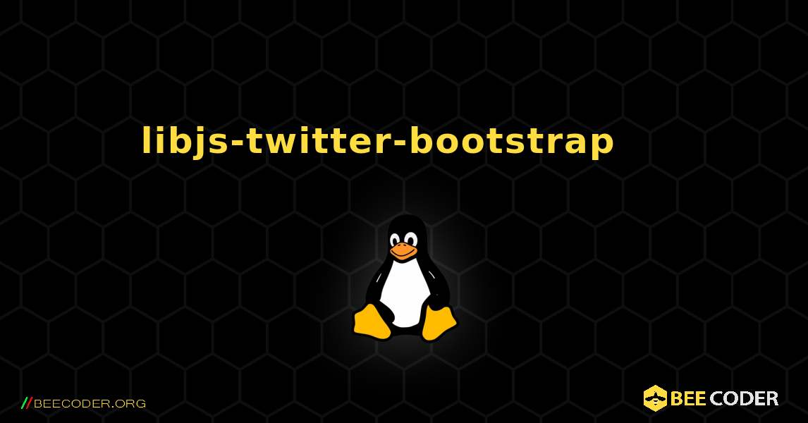 libjs-twitter-bootstrap 를 설치하는 방법. Linux
