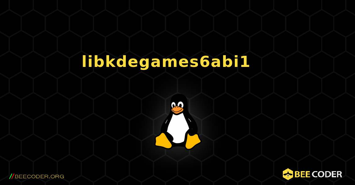 libkdegames6abi1 를 설치하는 방법. Linux