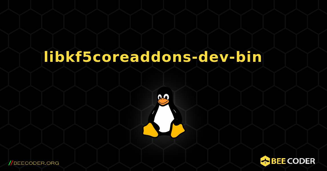 libkf5coreaddons-dev-bin 를 설치하는 방법. Linux