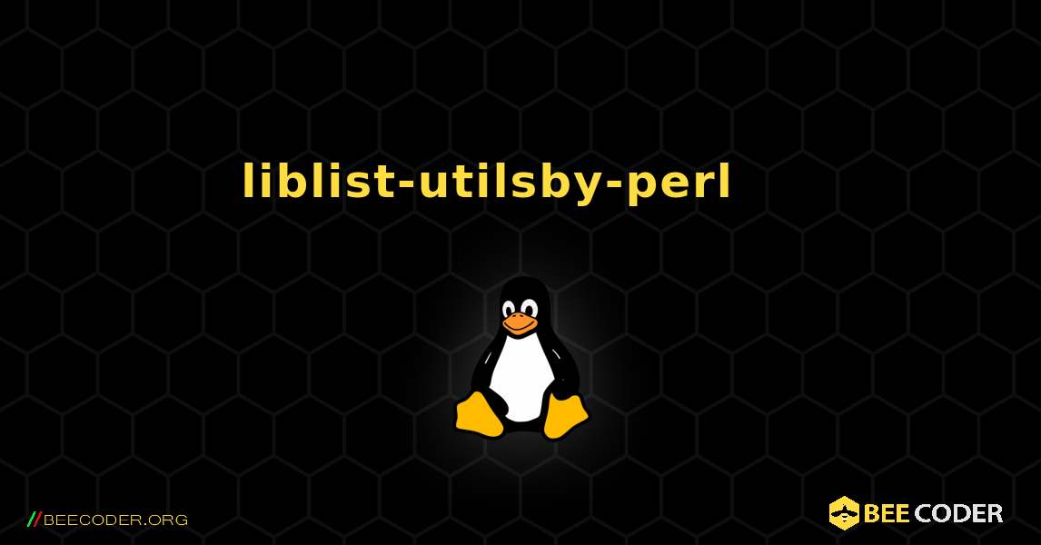 liblist-utilsby-perl 를 설치하는 방법. Linux
