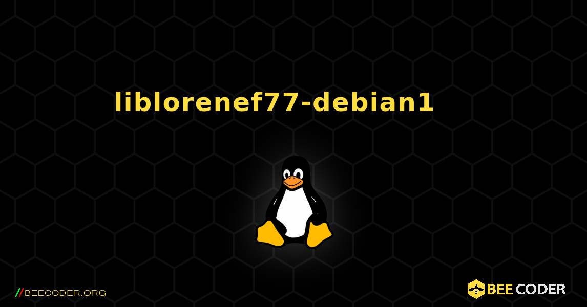liblorenef77-debian1 를 설치하는 방법. Linux