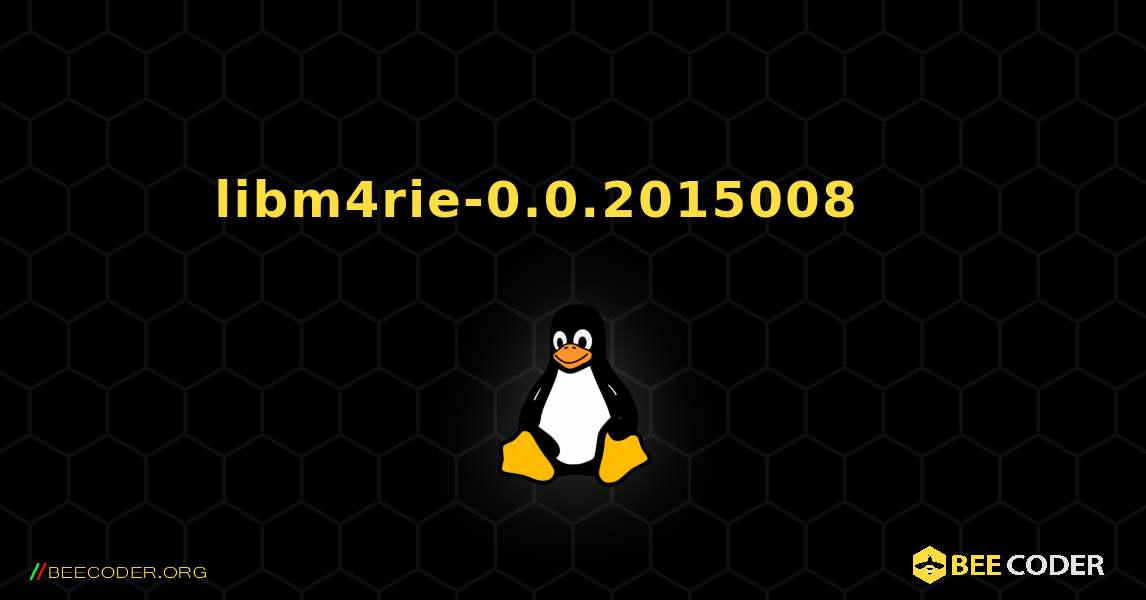 libm4rie-0.0.2015008 를 설치하는 방법. Linux