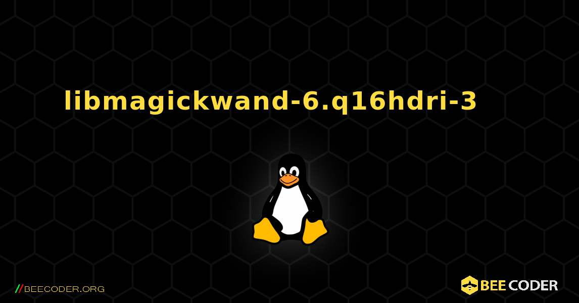 libmagickwand-6.q16hdri-3 를 설치하는 방법. Linux