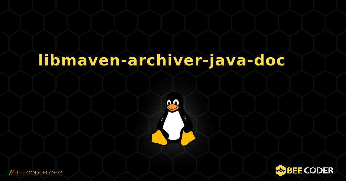libmaven-archiver-java-doc 를 설치하는 방법. Linux