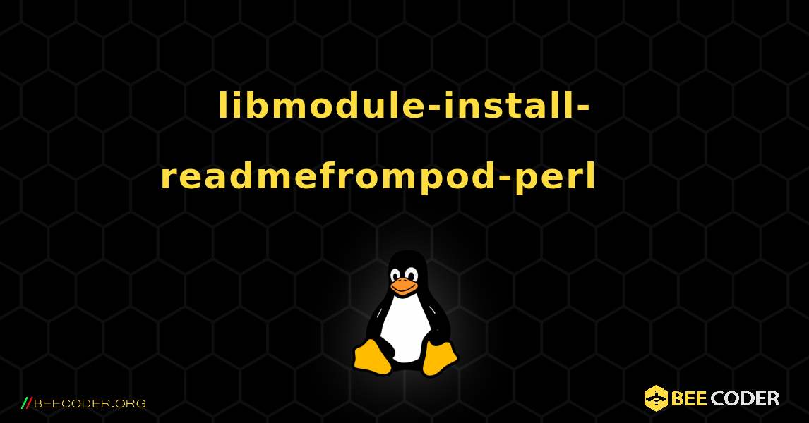 libmodule-install-readmefrompod-perl 를 설치하는 방법. Linux