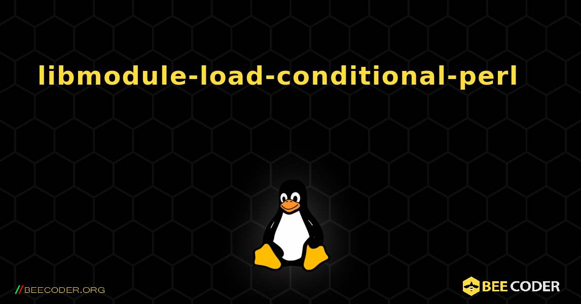libmodule-load-conditional-perl 를 설치하는 방법. Linux