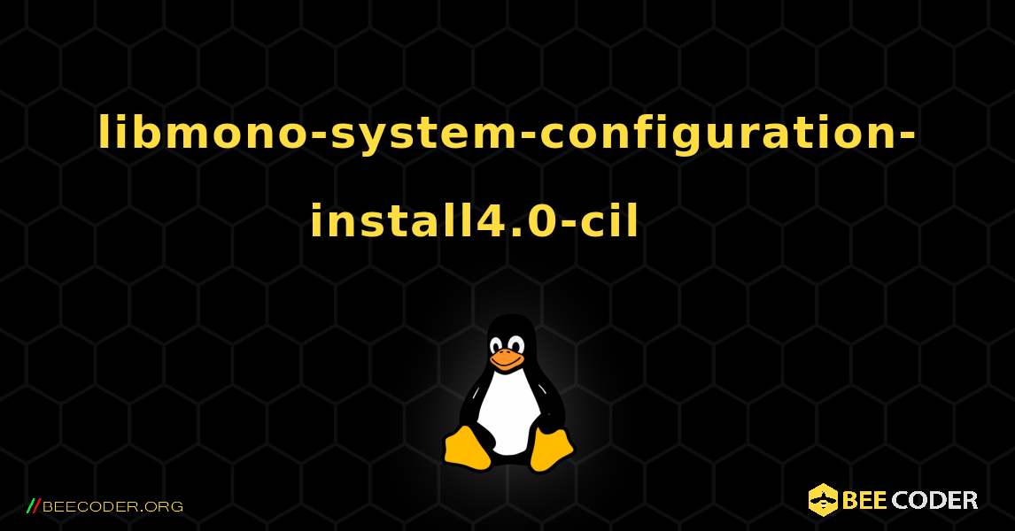 libmono-system-configuration-install4.0-cil 를 설치하는 방법. Linux
