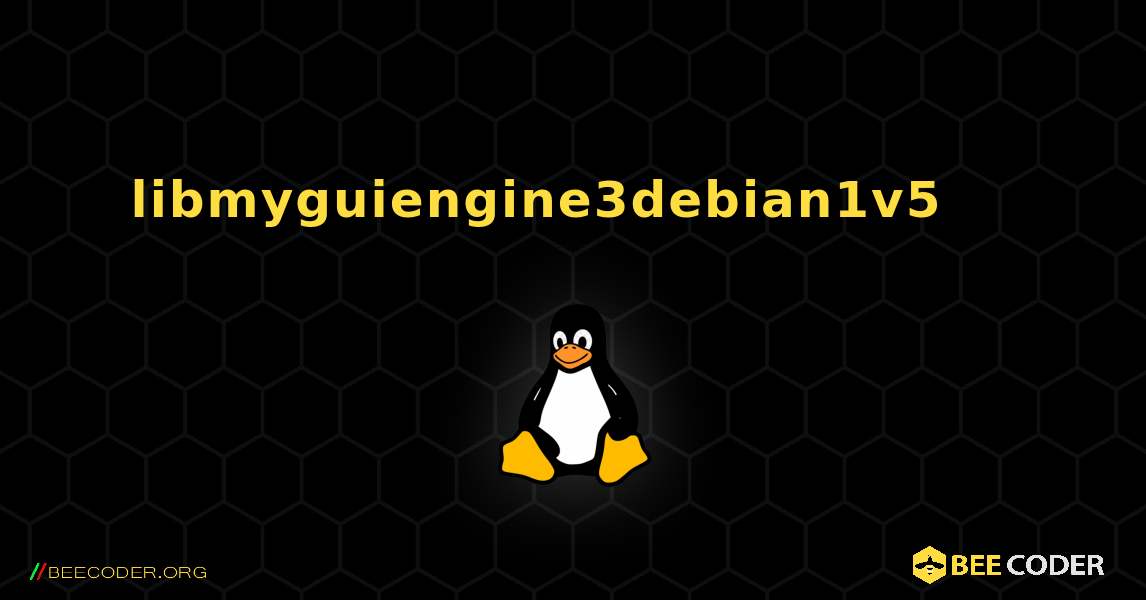 libmyguiengine3debian1v5 를 설치하는 방법. Linux