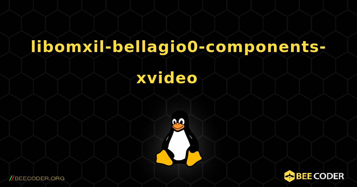 libomxil-bellagio0-components-xvideo 를 설치하는 방법. Linux