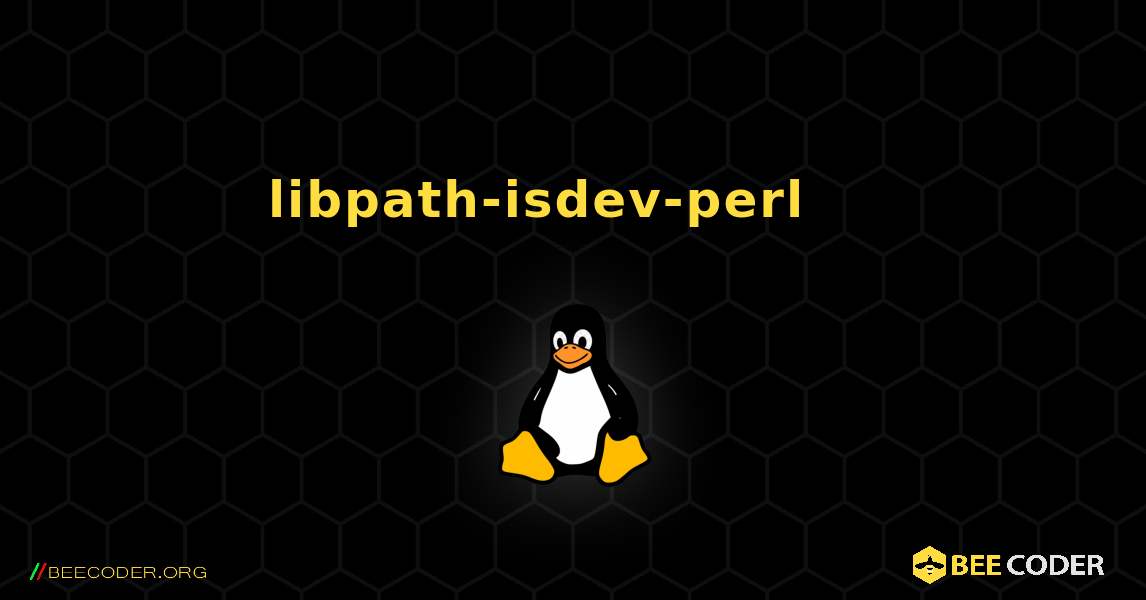 libpath-isdev-perl 를 설치하는 방법. Linux