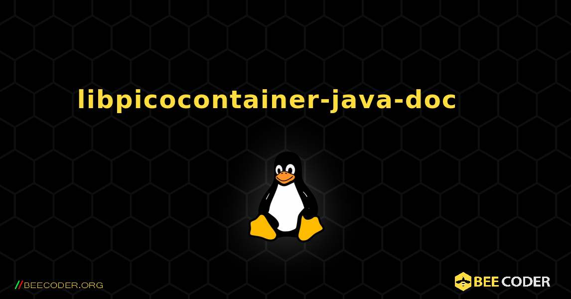 libpicocontainer-java-doc 를 설치하는 방법. Linux