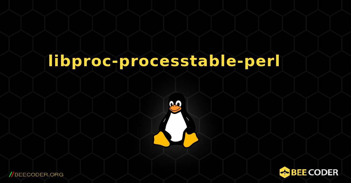 libproc-processtable-perl 를 설치하는 방법. Linux