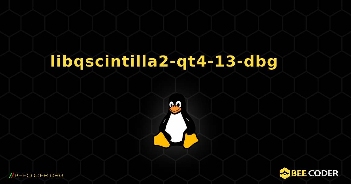 libqscintilla2-qt4-13-dbg 를 설치하는 방법. Linux