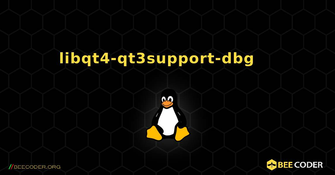 libqt4-qt3support-dbg 를 설치하는 방법. Linux