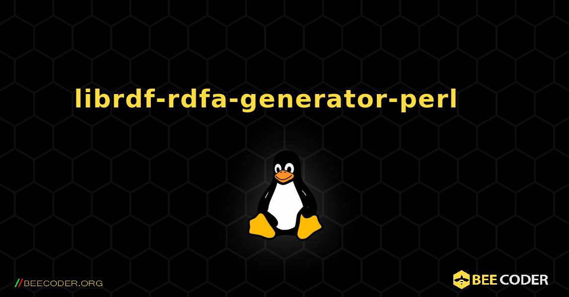 librdf-rdfa-generator-perl 를 설치하는 방법. Linux