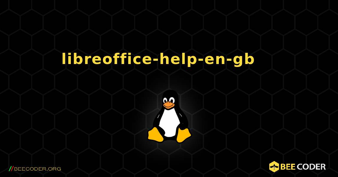 libreoffice-help-en-gb 를 설치하는 방법. Linux