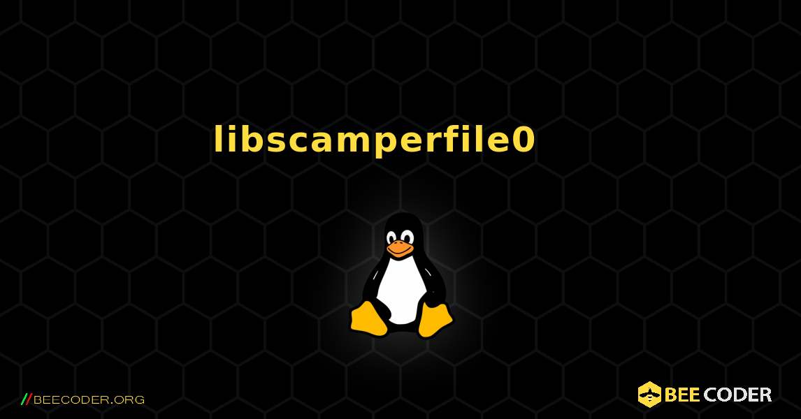 libscamperfile0 를 설치하는 방법. Linux