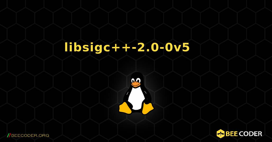 libsigc++-2.0-0v5 를 설치하는 방법. Linux