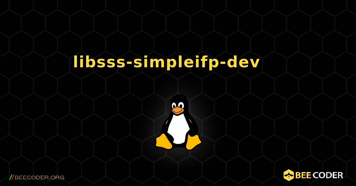 libsss-simpleifp-dev 를 설치하는 방법. Linux