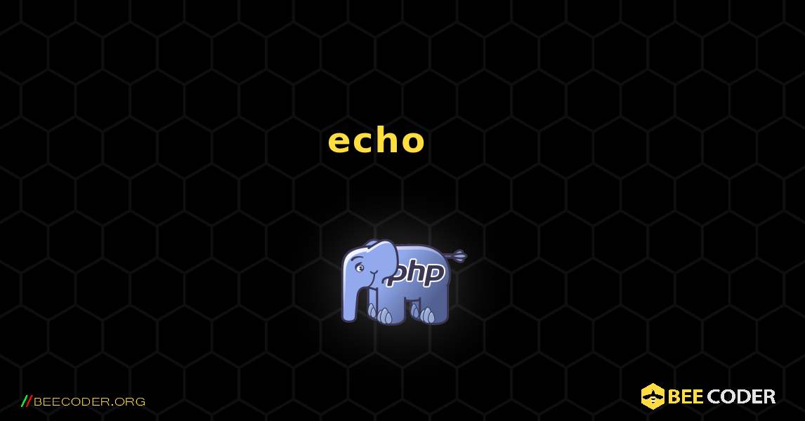 echo 문으로 변수 표시. PHP