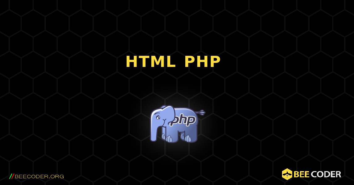 HTML에 PHP 포함. PHP