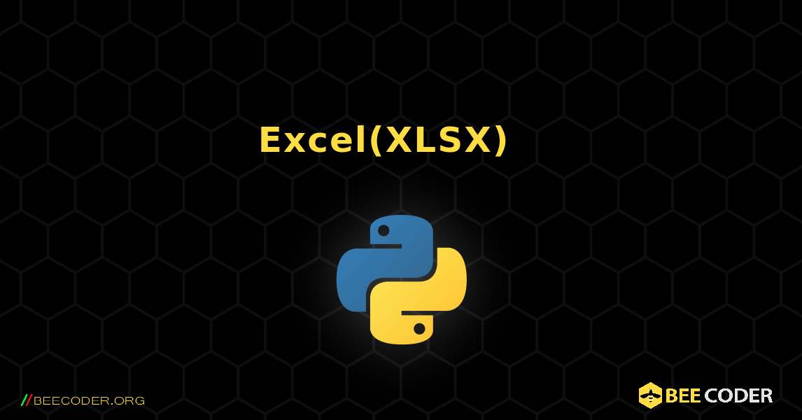 Excel(XLSX) 파일 쓰기. Python