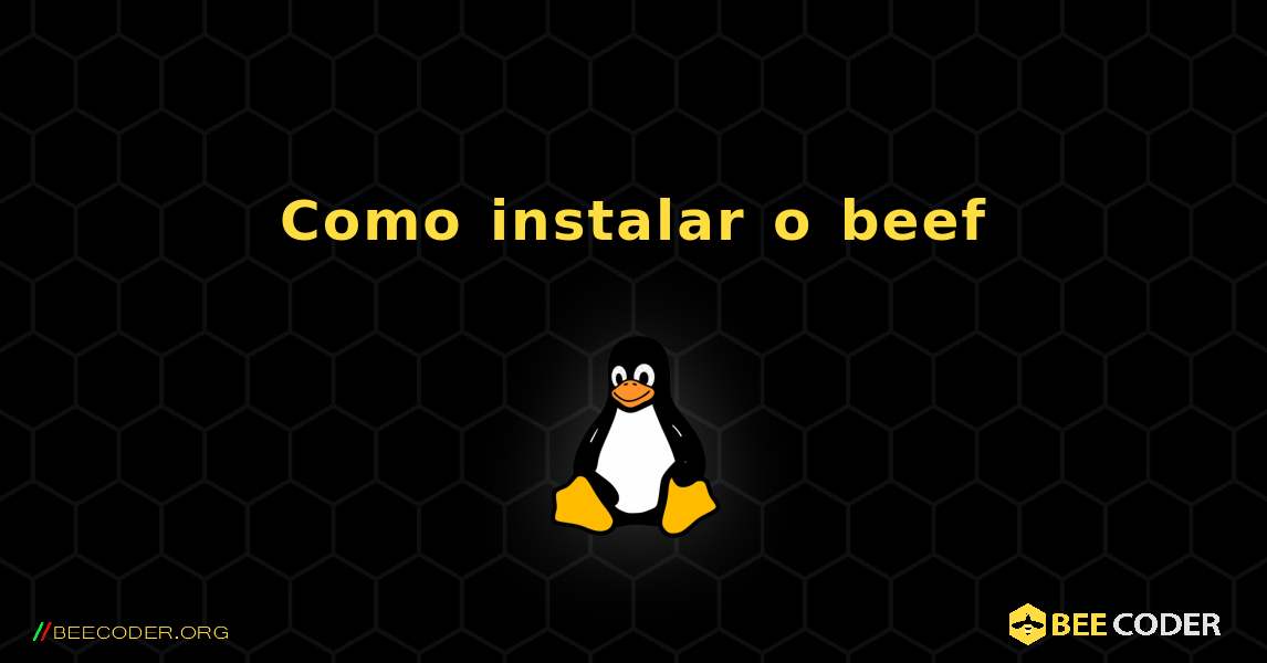 Como instalar o beef . Linux