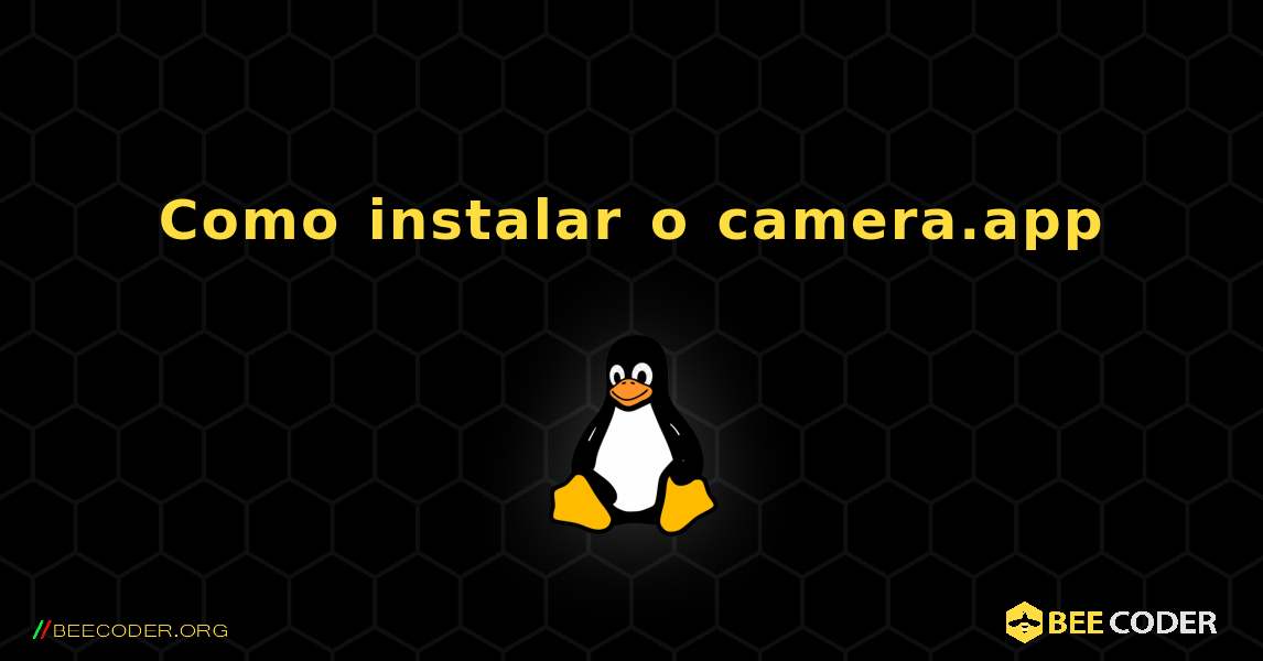 Como instalar o camera.app . Linux