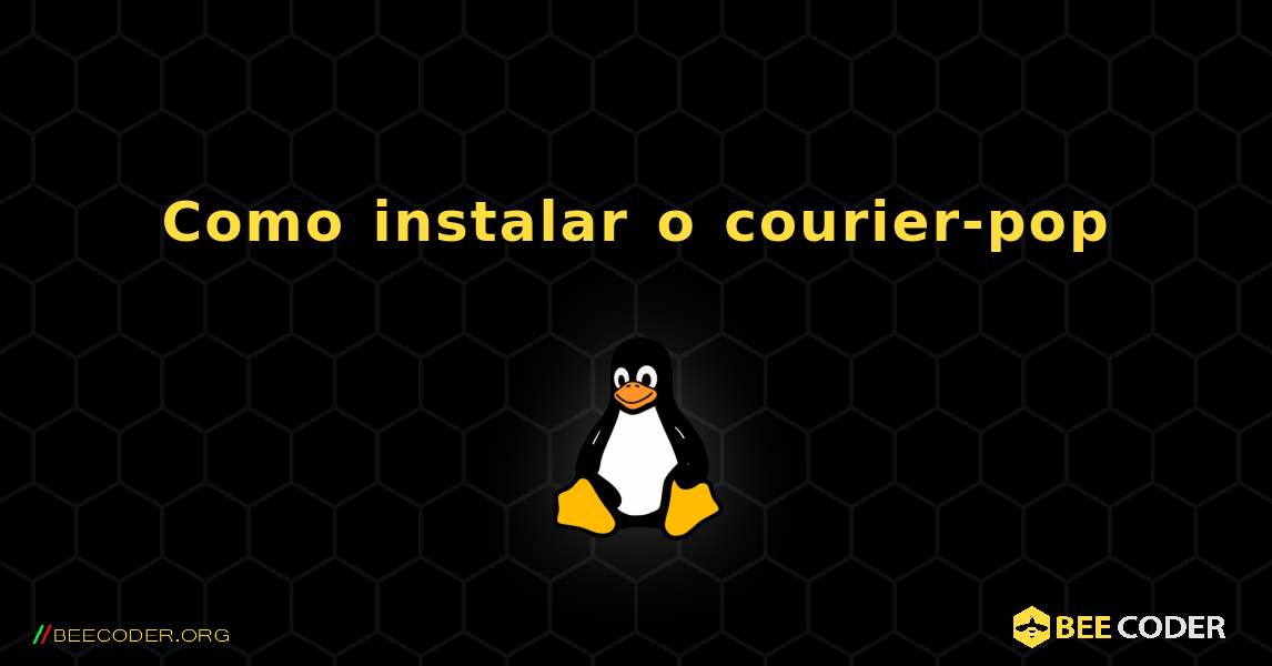 Como instalar o courier-pop . Linux