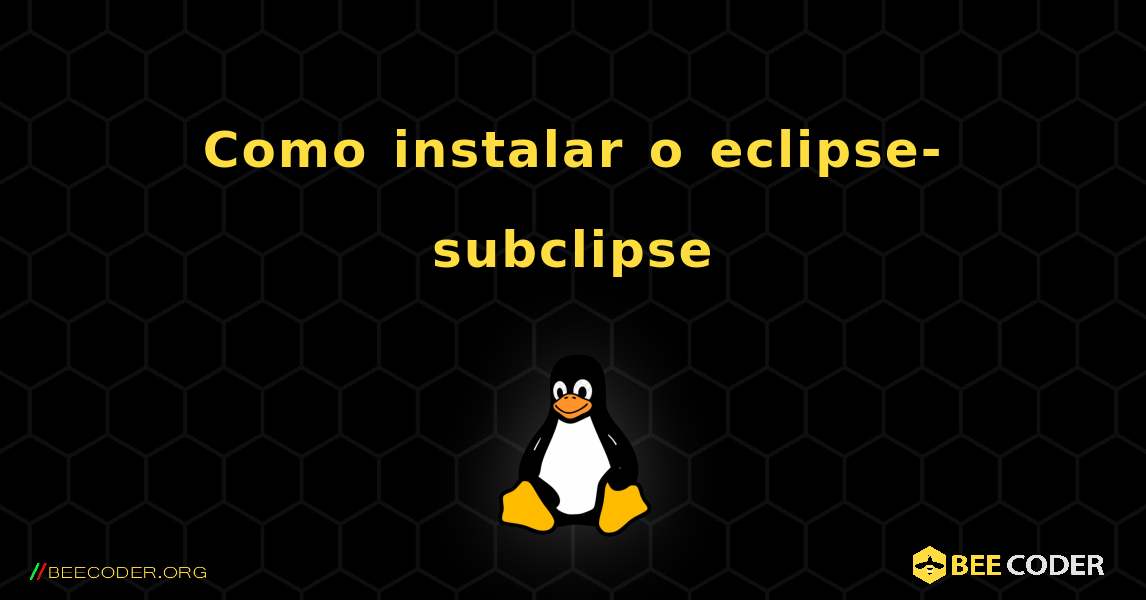 Como instalar o eclipse-subclipse . Linux